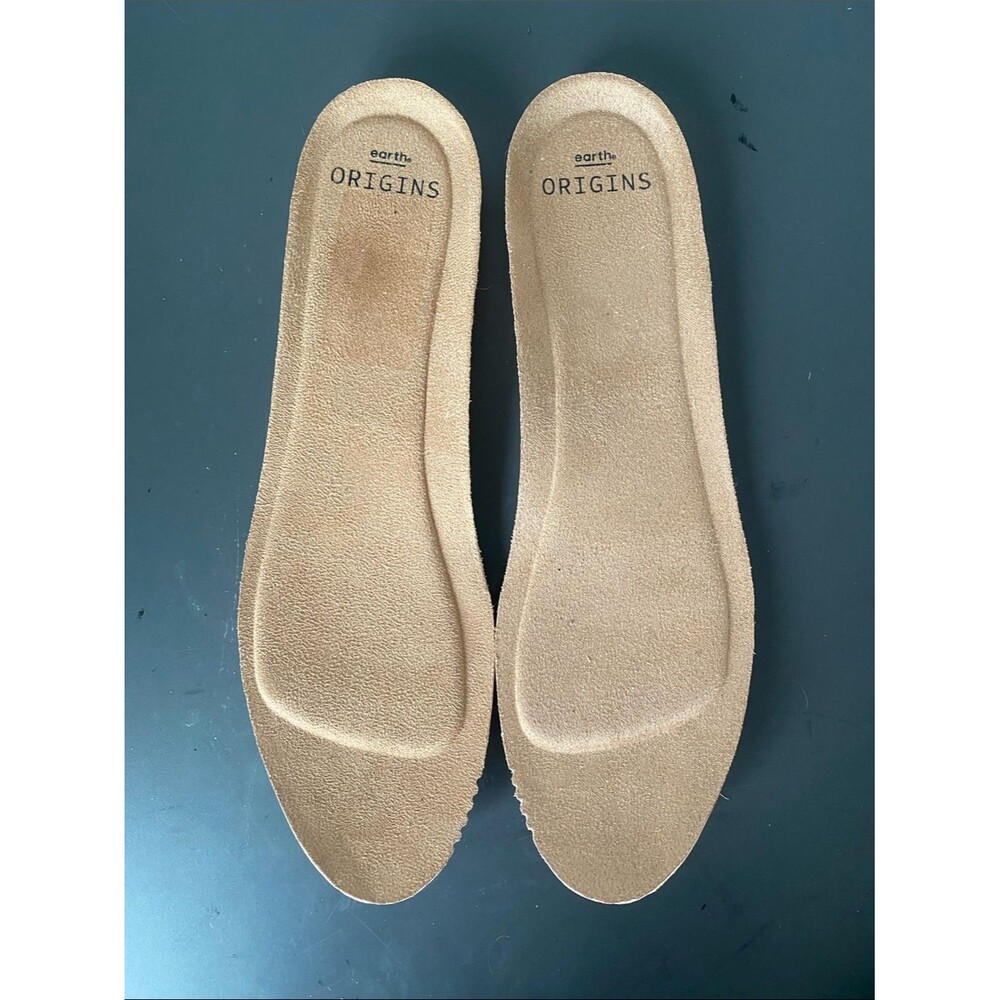 NEW Earth Origins Steel Blue Embroidered Nubuck Slip-Ons Bailey Flats Shoes Sz 9 - Picture 12 of 14